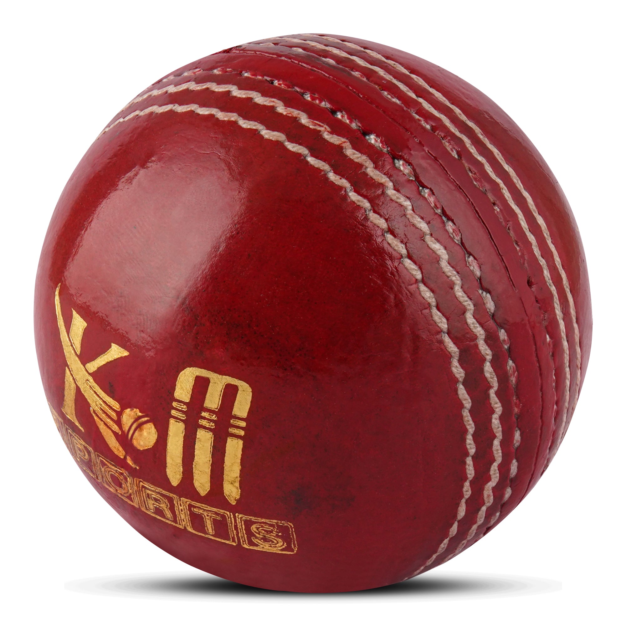Red Hard ball or leather ball