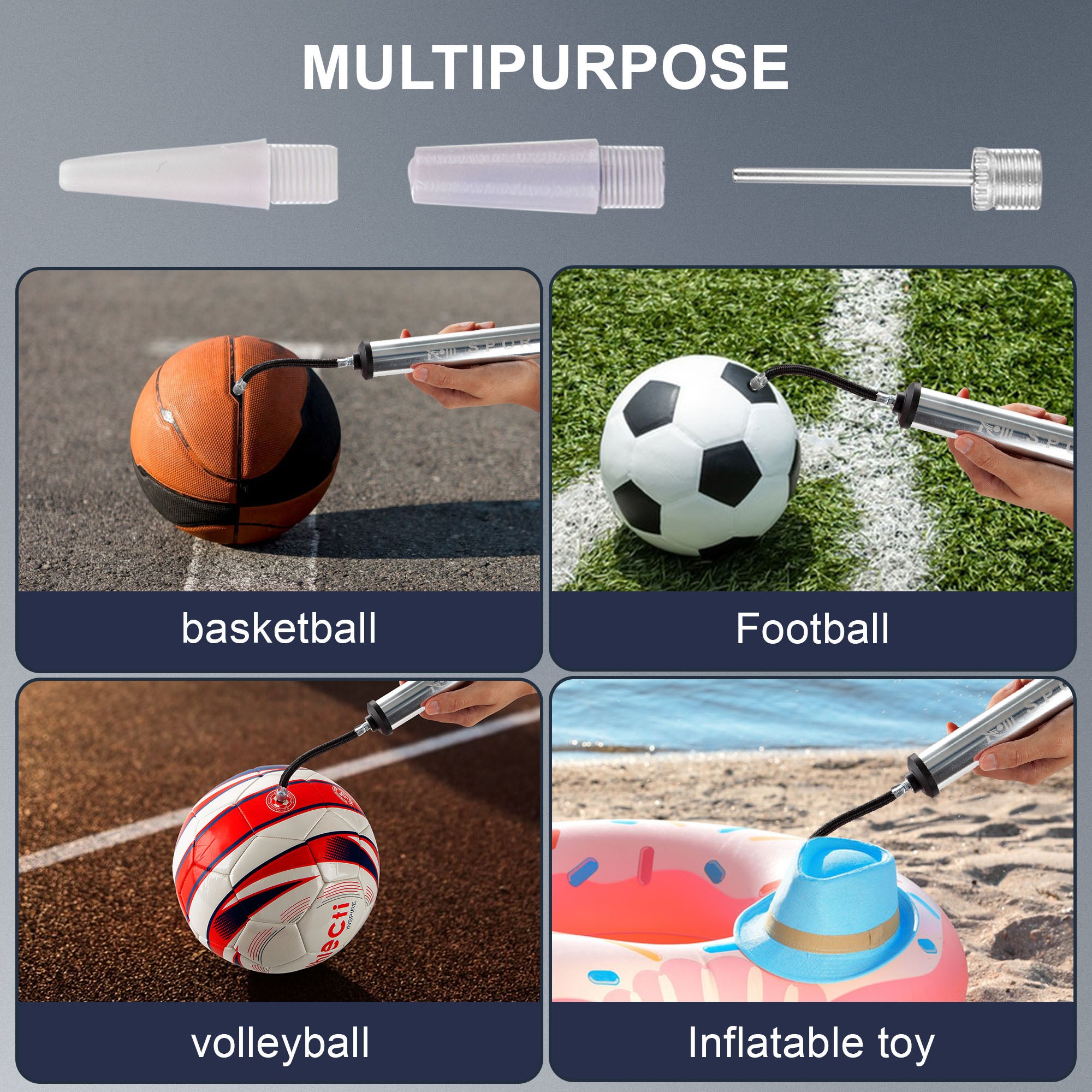 air ball pump for soccer, football, basket ball, etc