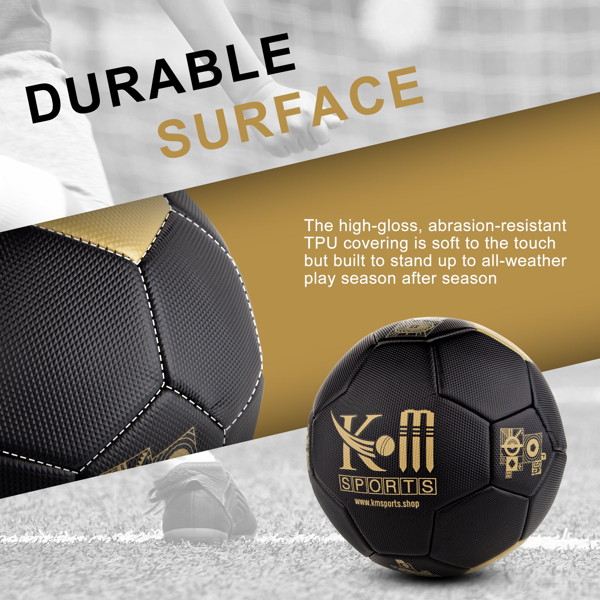 soccer ball or football with air pump