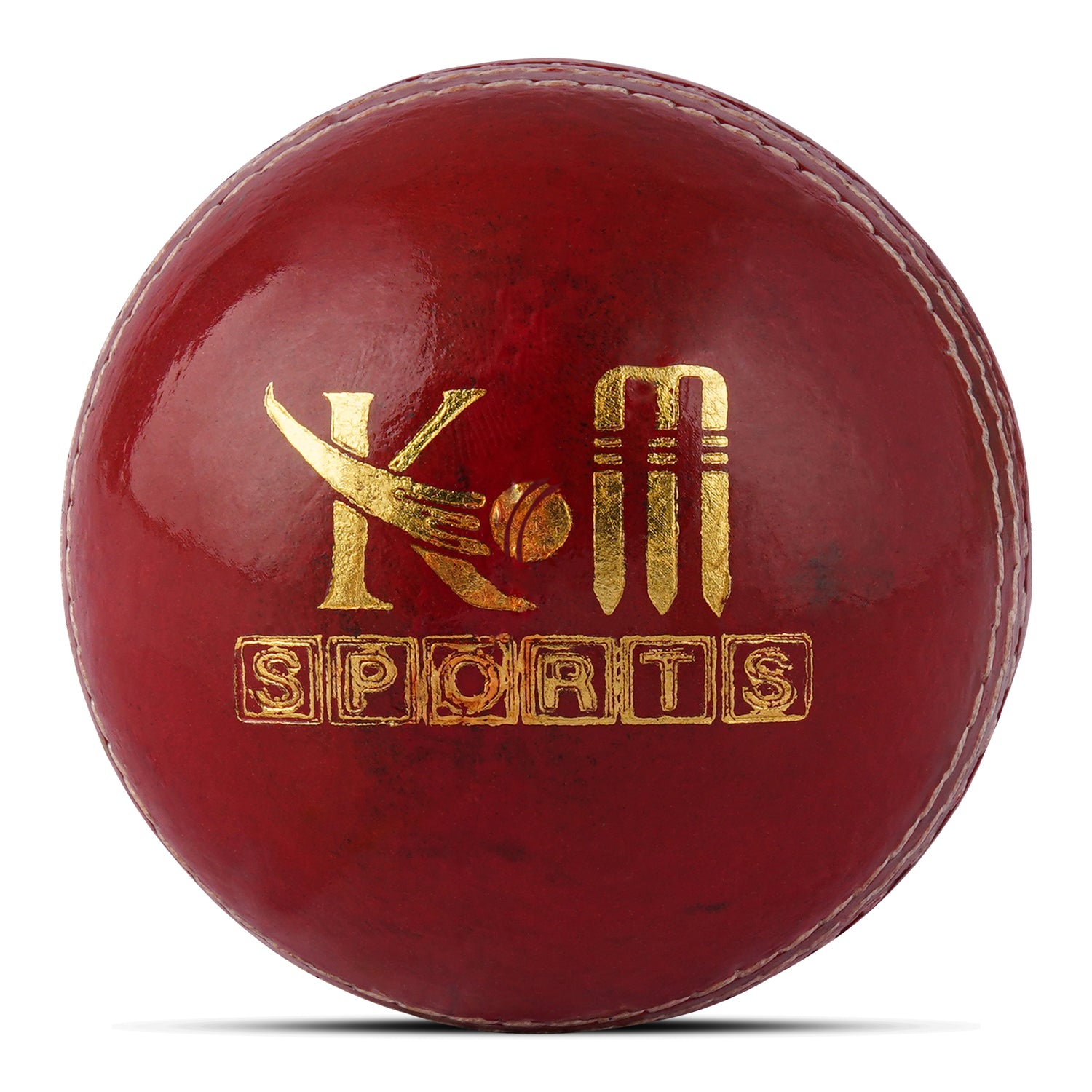 Red Hard ball or leather ball